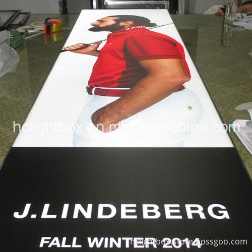 Wall Mounted Poster Board Used Outdoor Lighted Signs